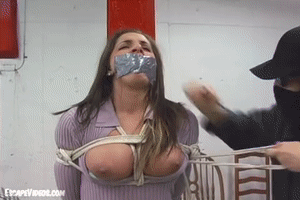 www.escapevideos.com - Nastasia Exposed Duct Tape Gag 2 thumbnail